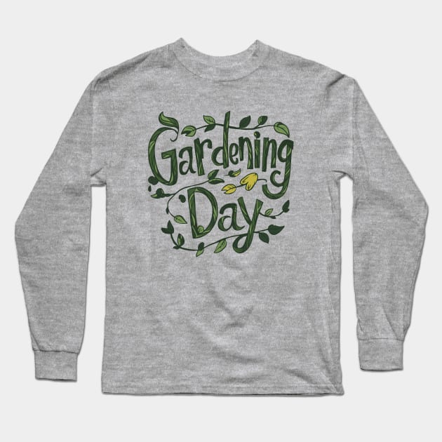 National Gardening Day – April Long Sleeve T-Shirt by irfankokabi